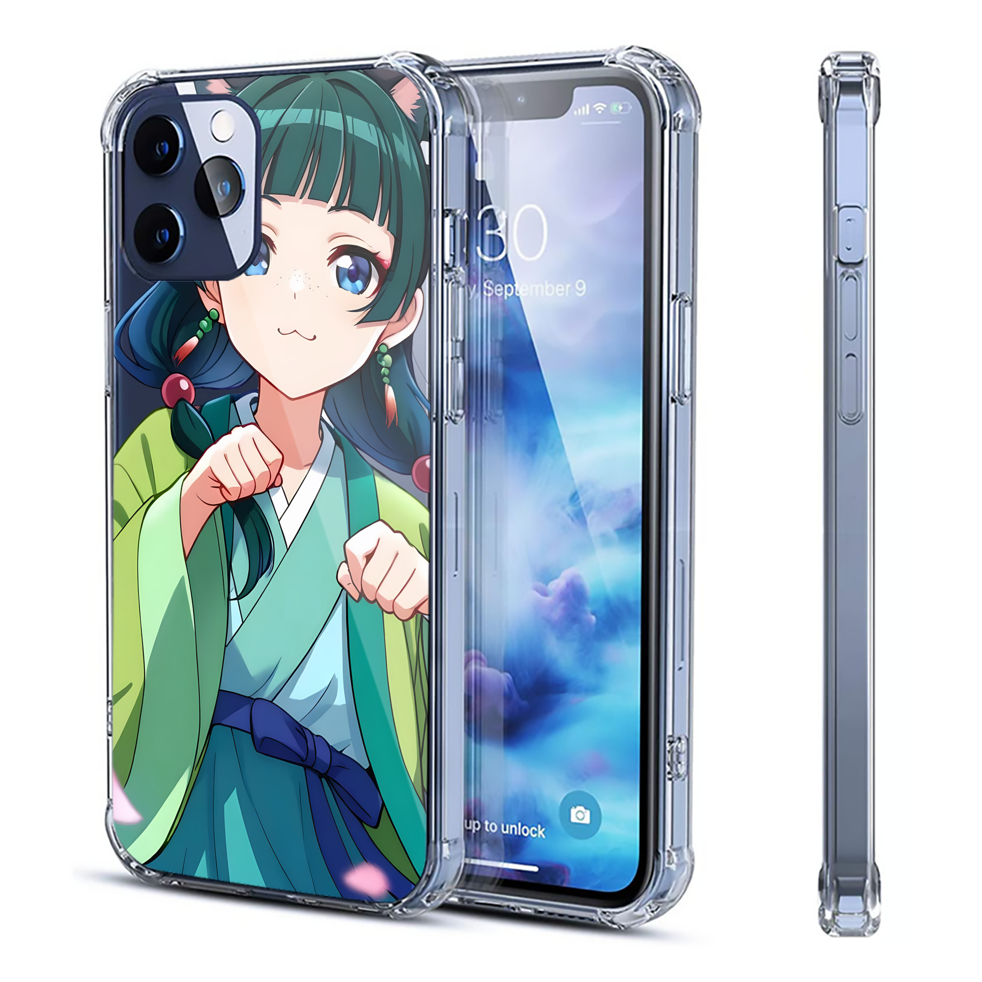 （画像用） 薬屋のひとりごと The Apothecary Diaries 【iPhone 12シリーズ対応】透明スマホケース（クリアソフトケース）
